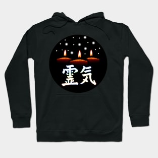 Reiki Kanji symbol candles design Hoodie